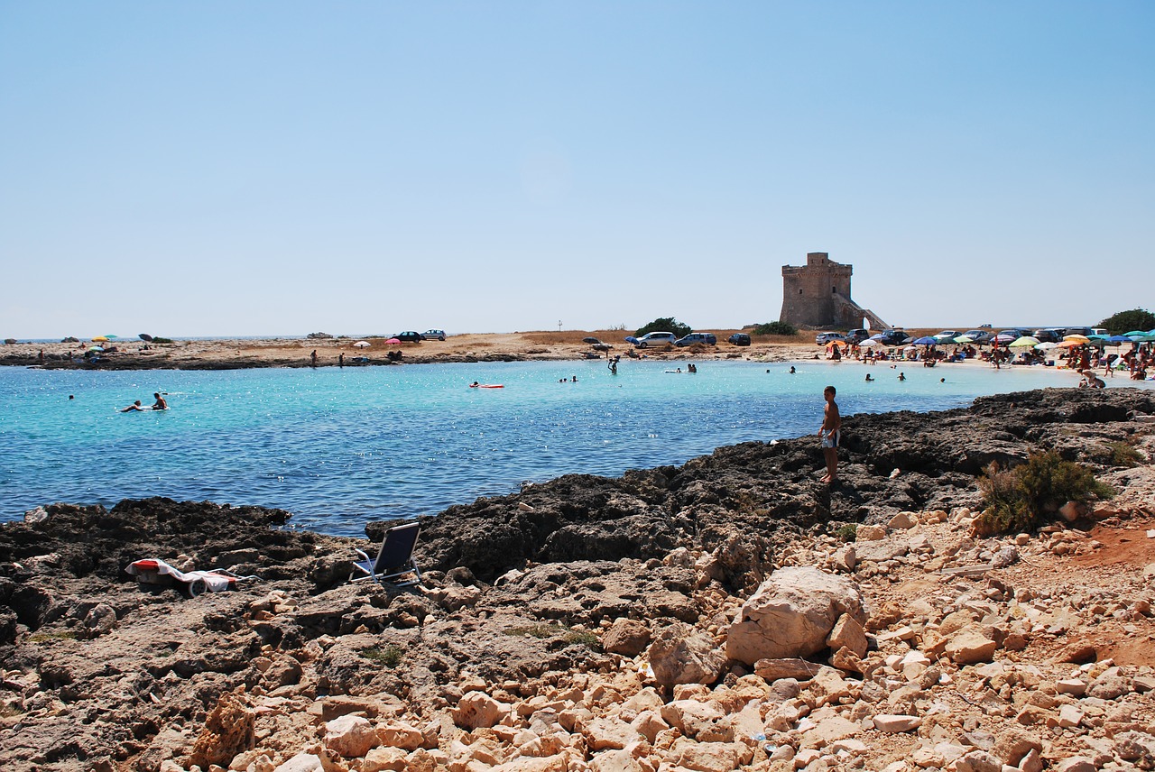 Image - salento porto cesareo beach torre