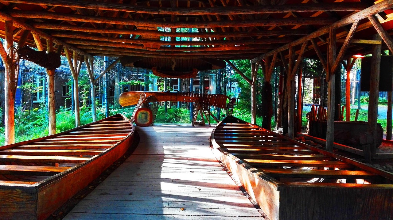 Image - canada amerindien indian boat