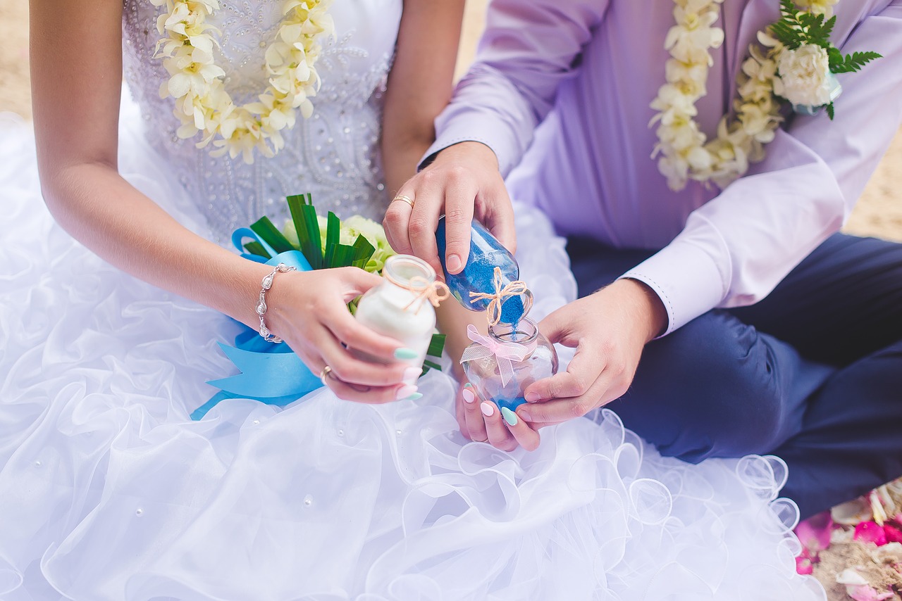 Image - wedding ceremony sand journey