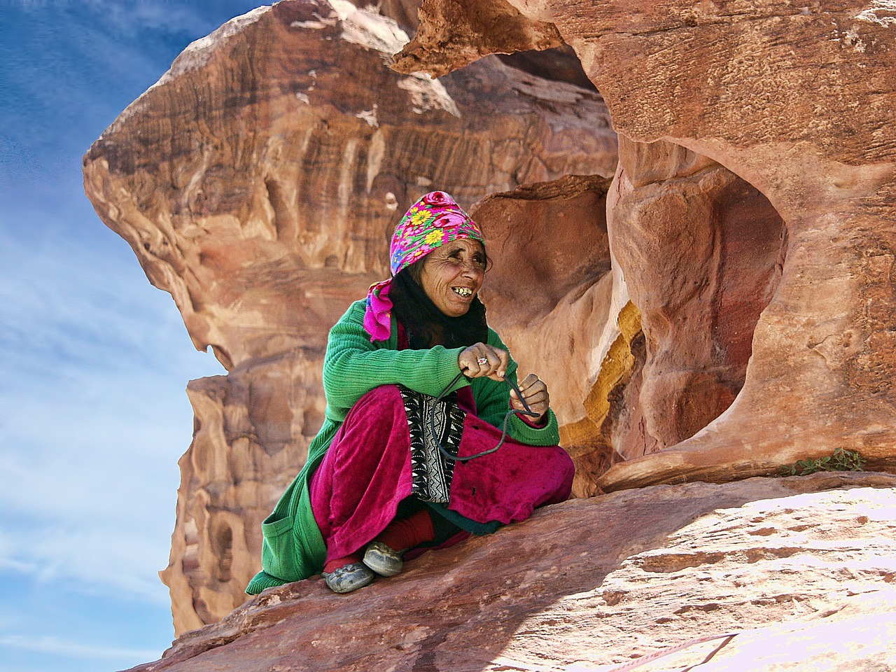 Image - petra jordan portrait sandstone