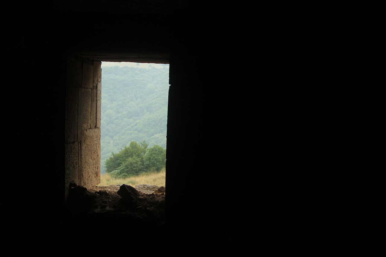 Image - window dark armenia copy space