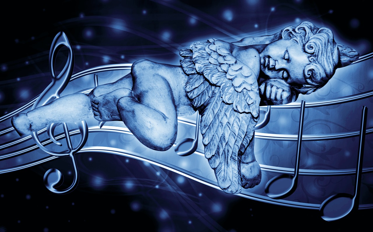 Image - angel dream music sleep figure