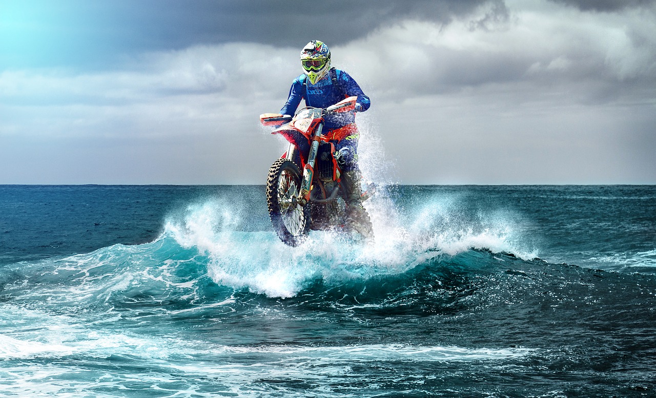 Image - motocross enduro wave surfers