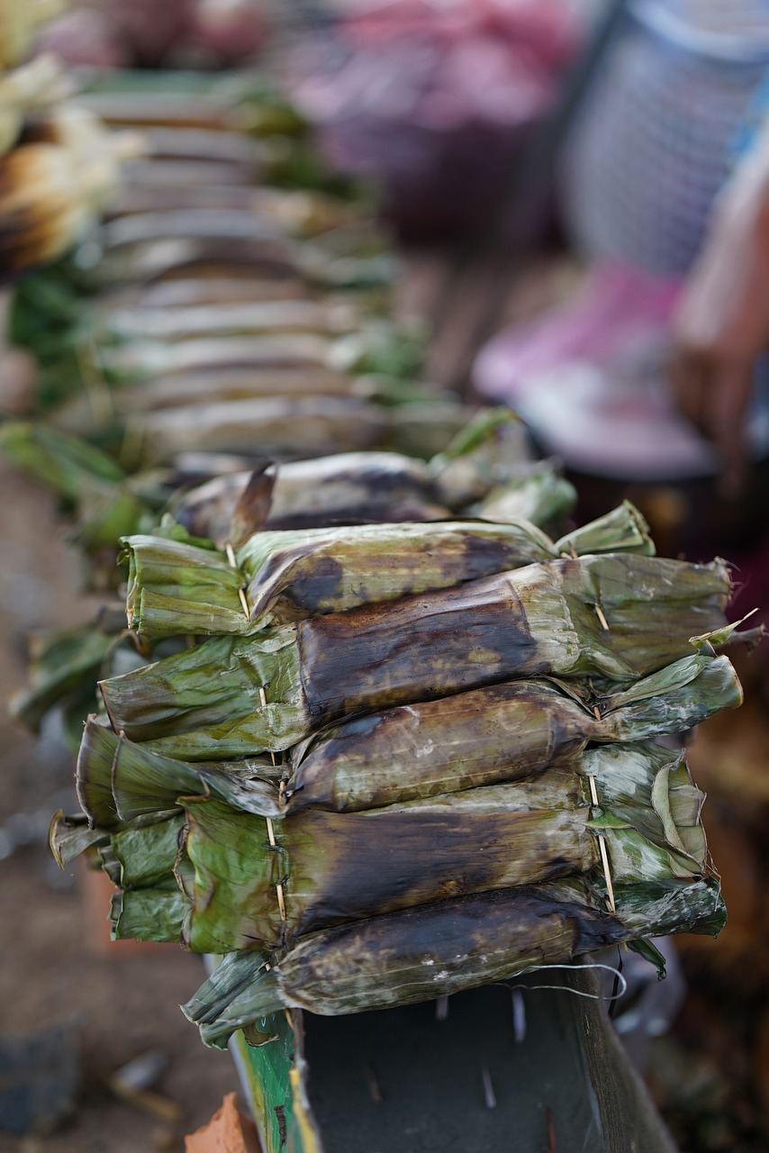 Image - road banana leaves vegan