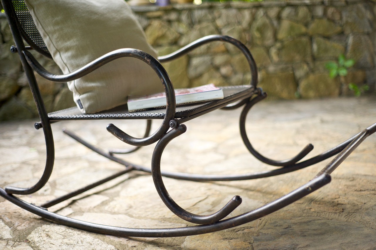 Image - chair swing furniture old retro