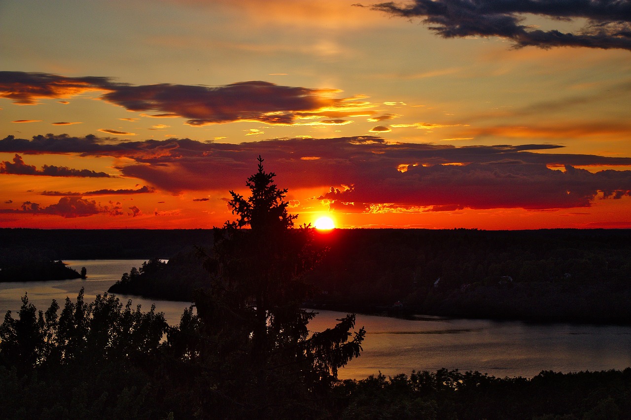 Image - sunset stockholm sweden photo