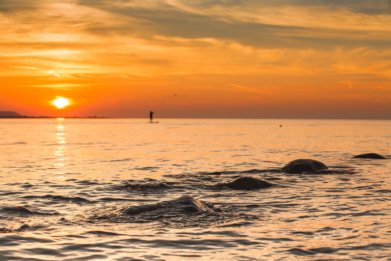 Image - wasaga shoreline sunset