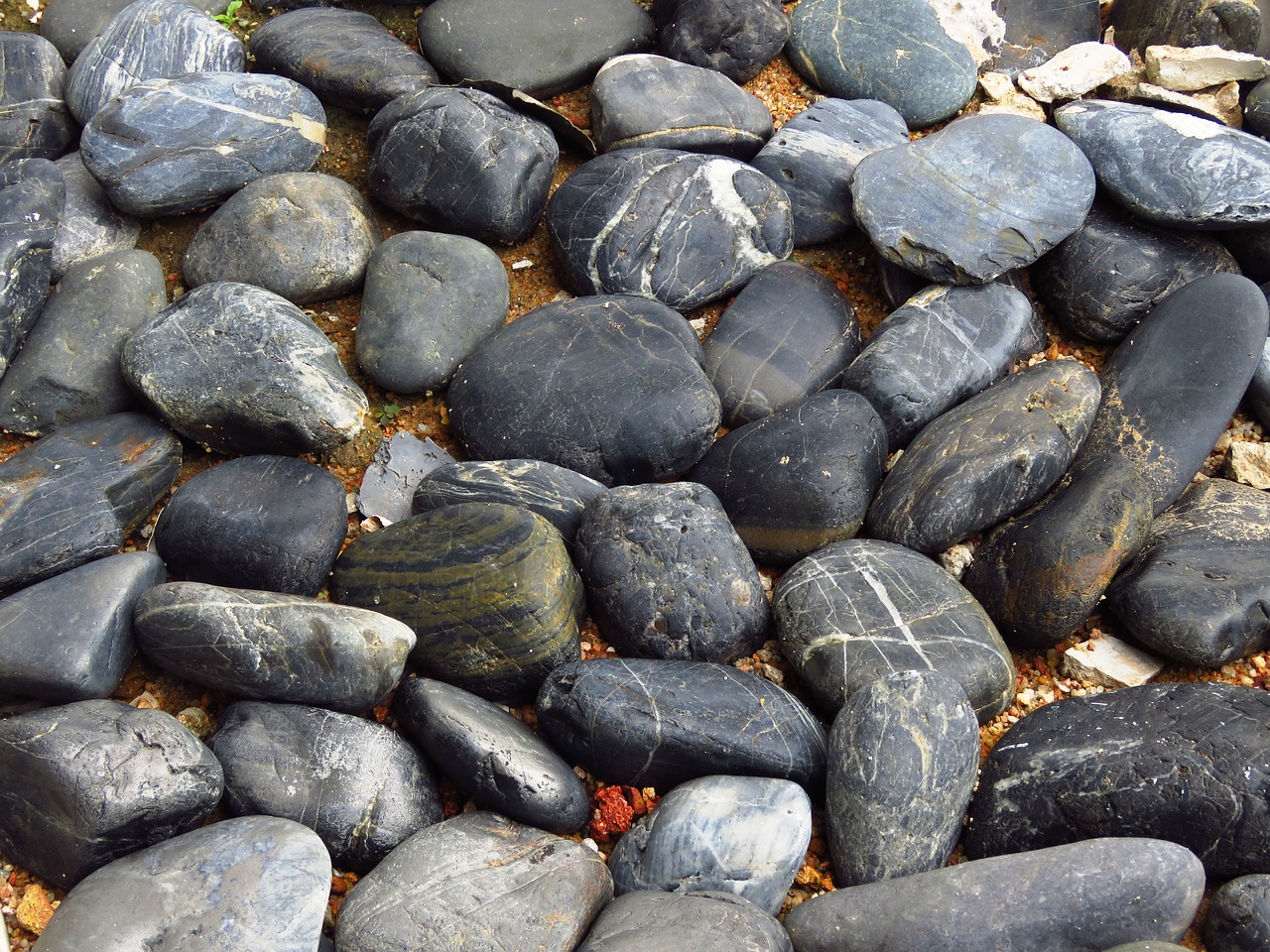 Image - stone rock pebbles shapes hard