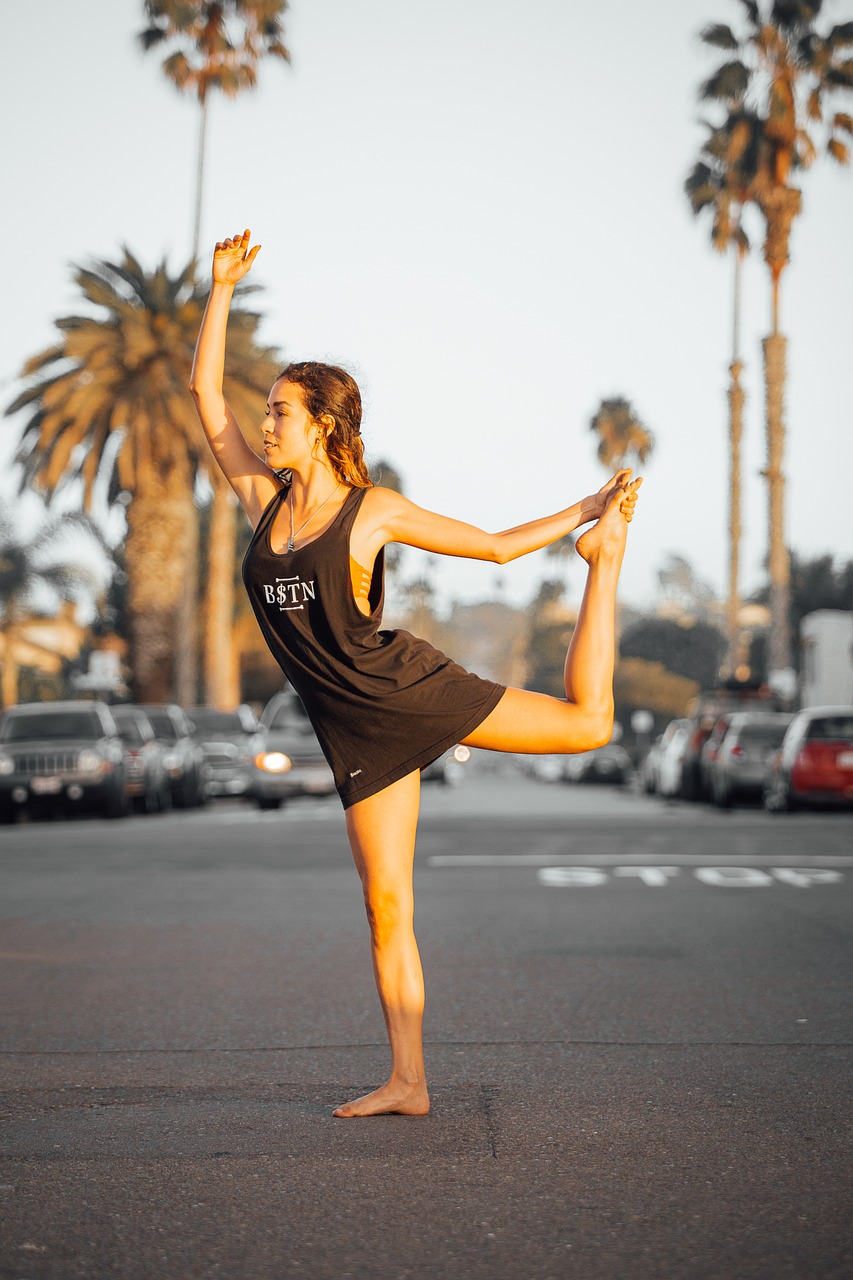 Image - yoga dance ballet sunset