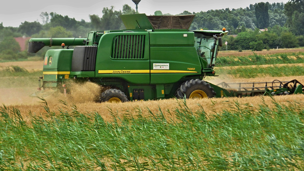 Image - harvester machine harvest field