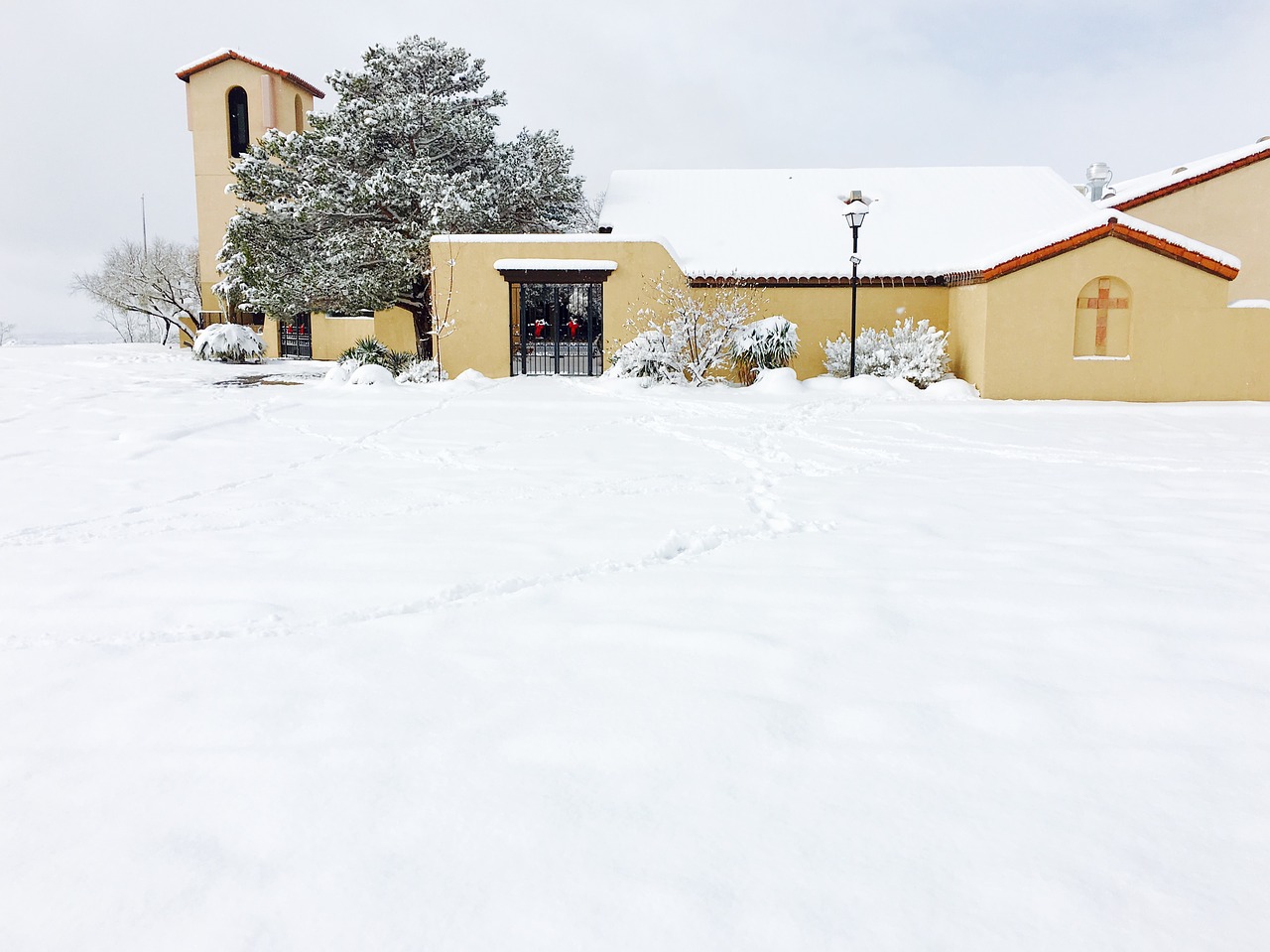 Image - snow desert church