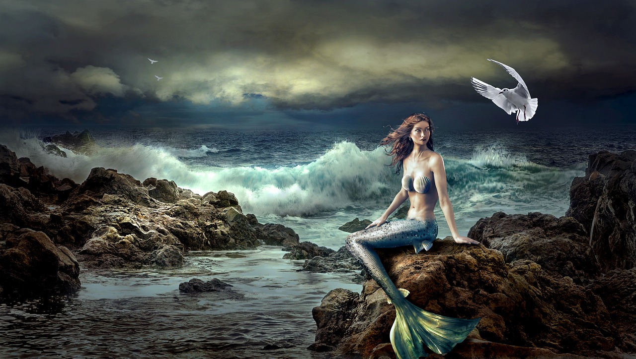 Image - mermaid fantasy mystical nature