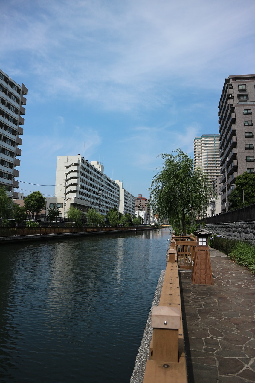 Image - 小名木川 koto 東大島 canal urban river