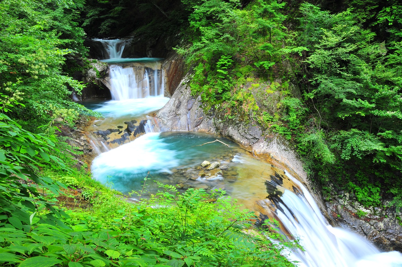 Image - river waterfall natural water