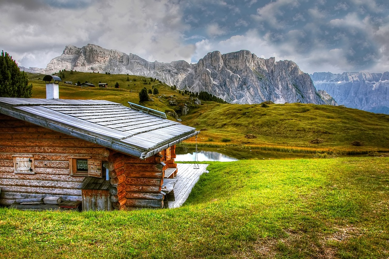 Image - dolomites val gardena nature