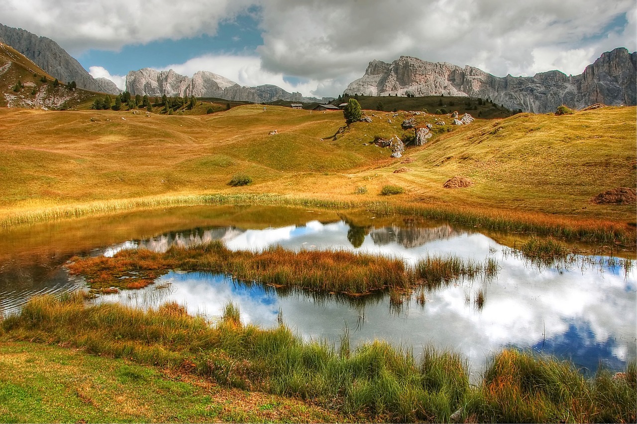 Image - dolomites val gardena nature