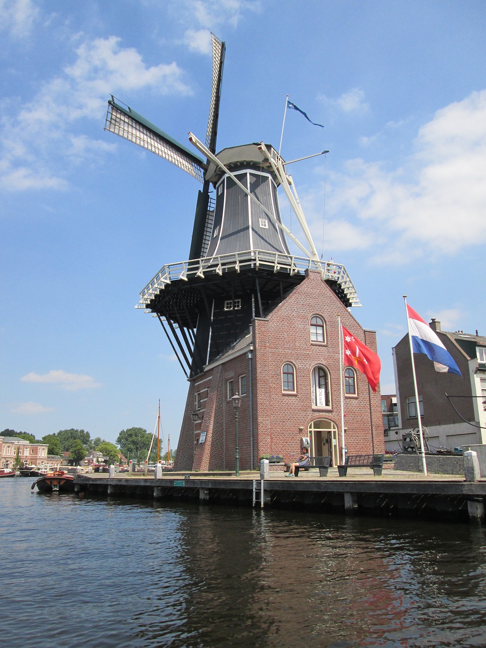 Image - mill air dutch landscape