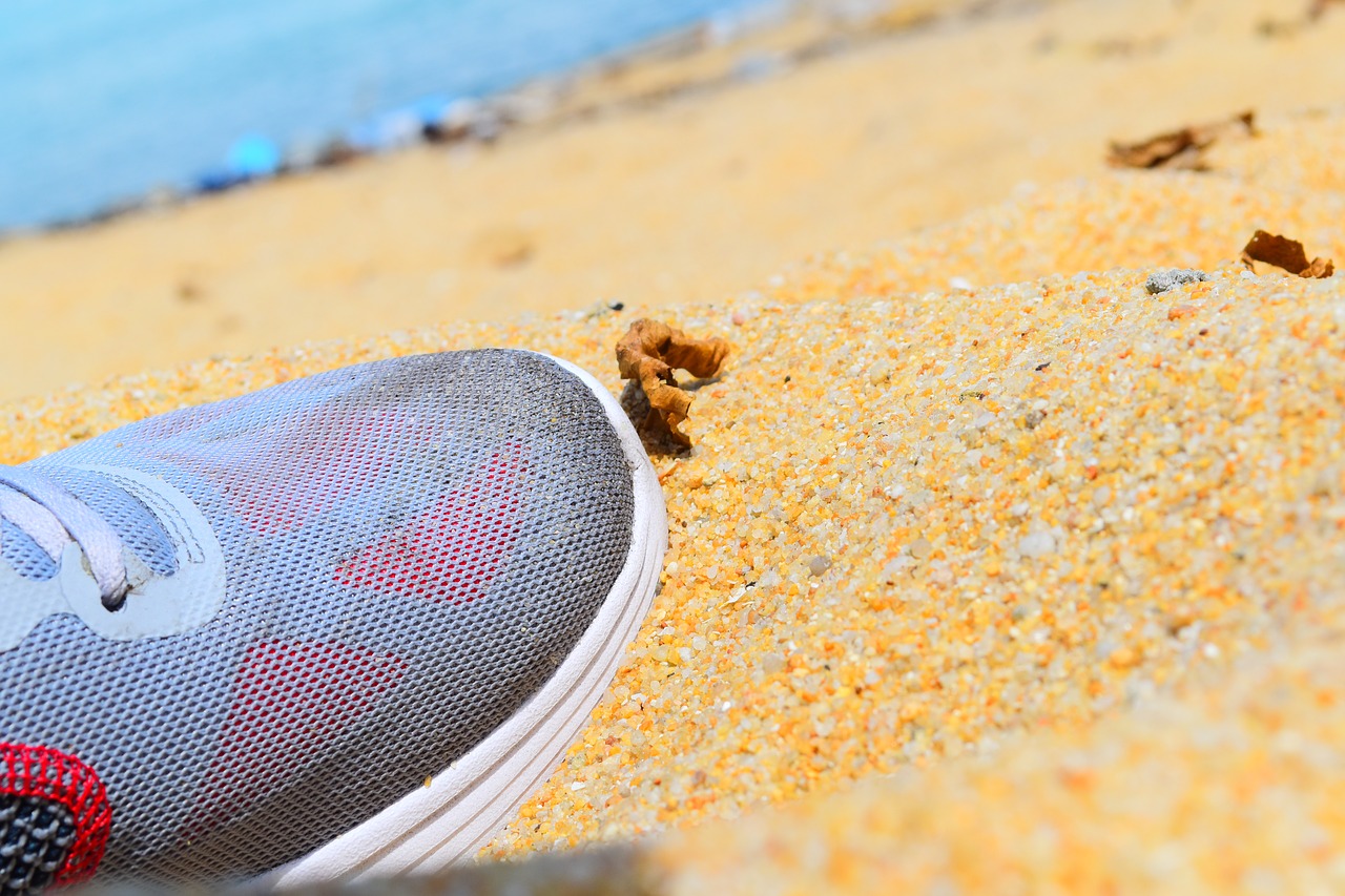 Image - shoe beach summer sand vacation