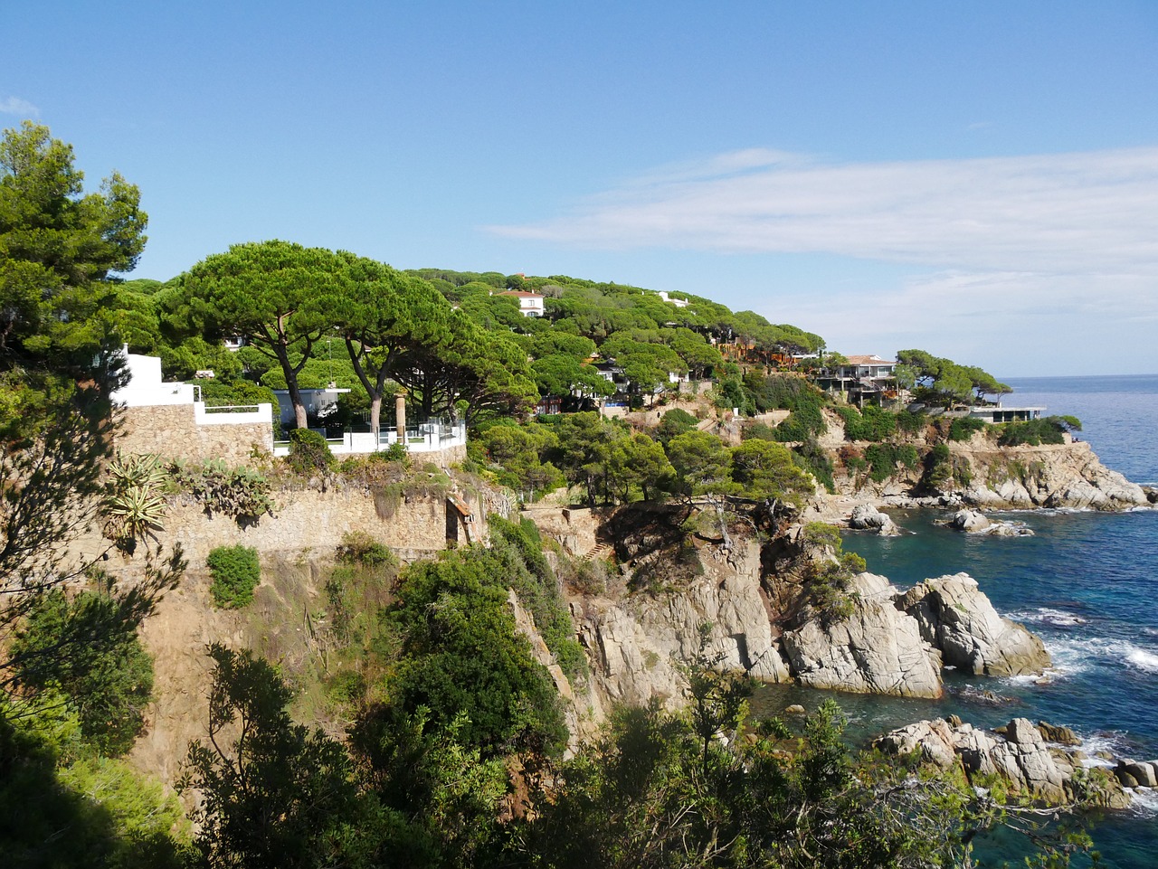 Image - spain costa brava coast trail sea