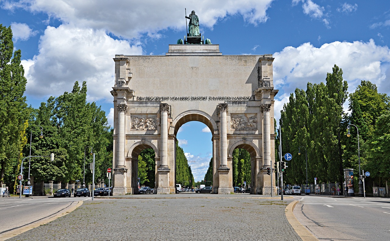 Image - munich siegestor bavarian sky