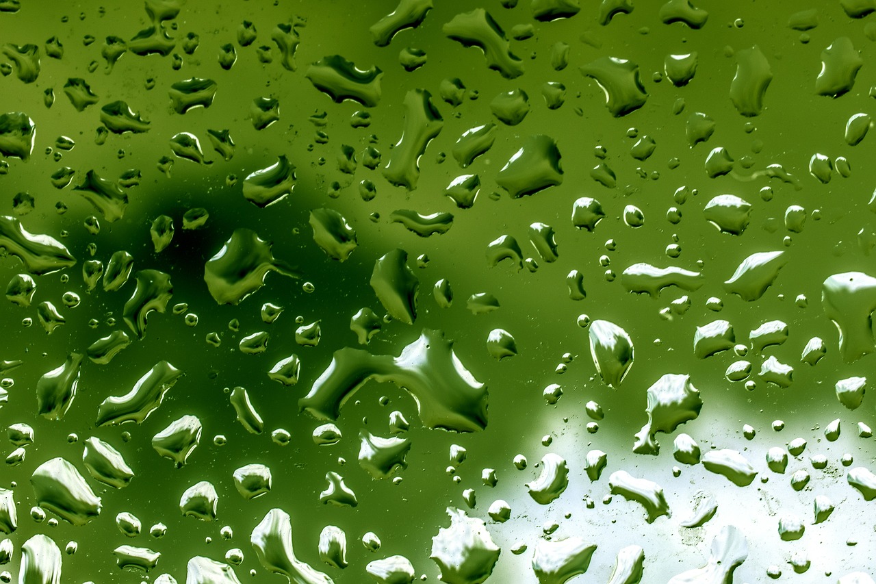 Image - pane rain drops drops of water