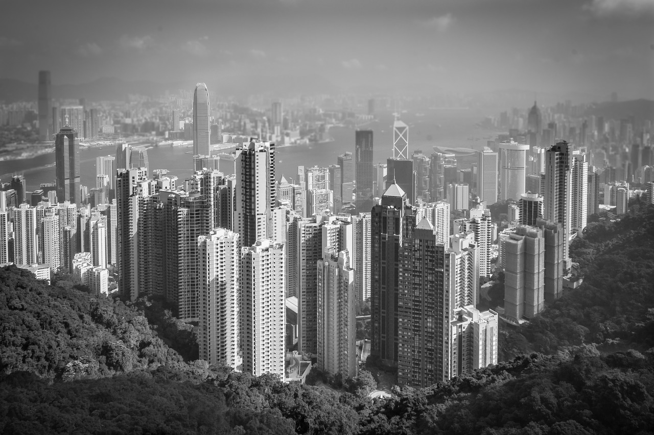 Image - hong kong peak view city asia