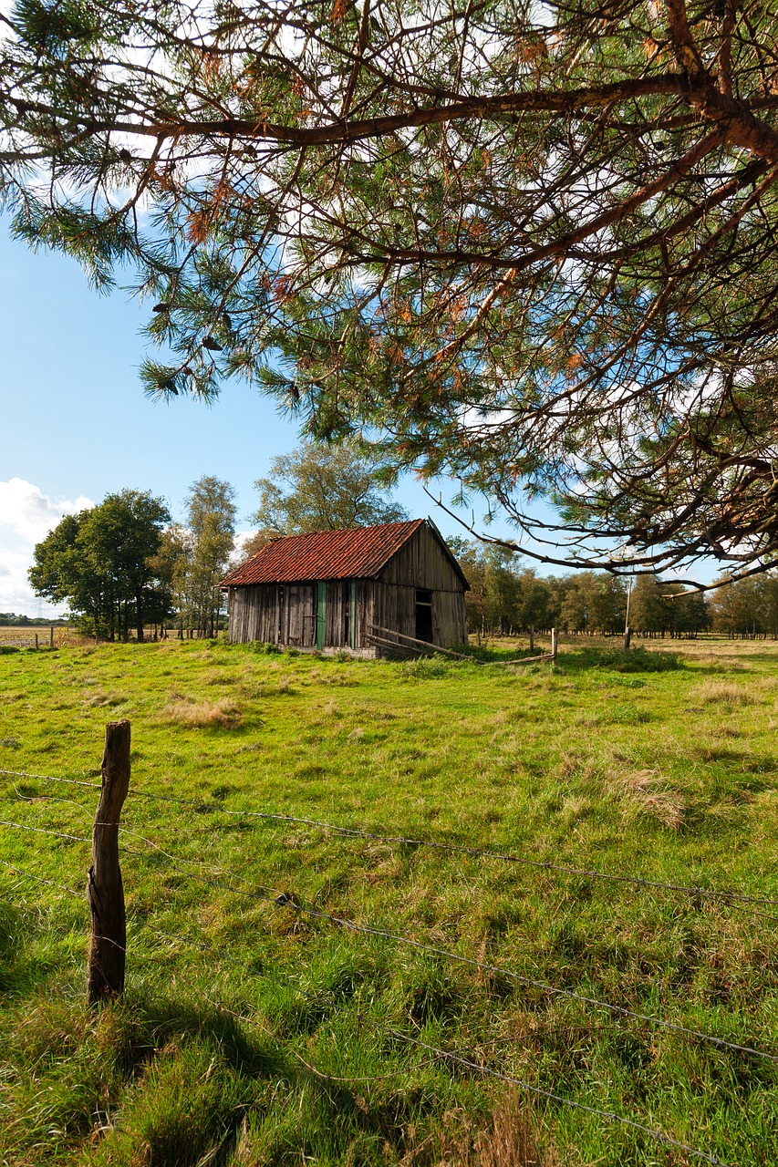 Image - hut landscape north lower saxony