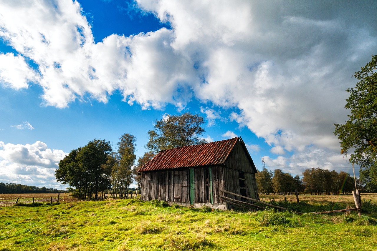 Image - hut landscape north lower saxony