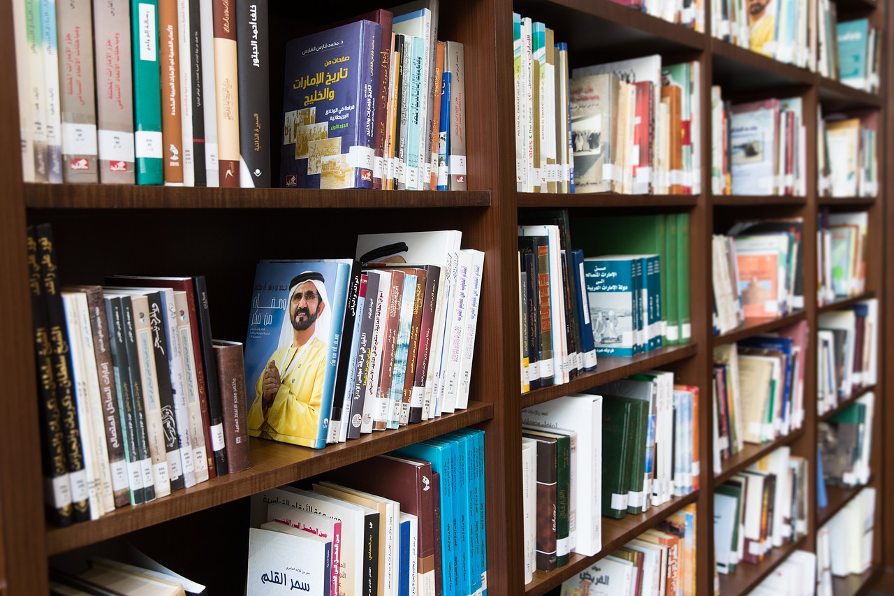 Image - arabic books bookshelf library