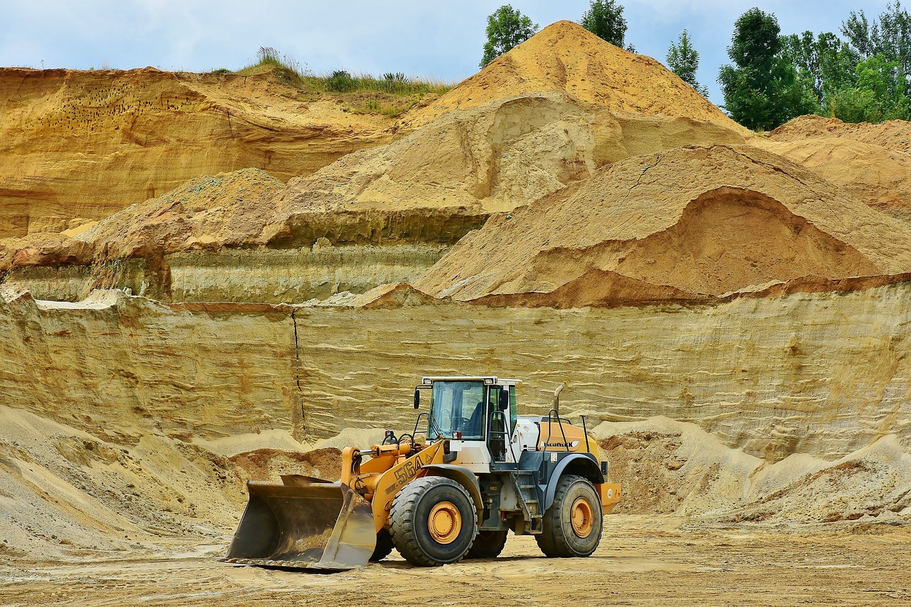 Image - open pit mining sand raw materials