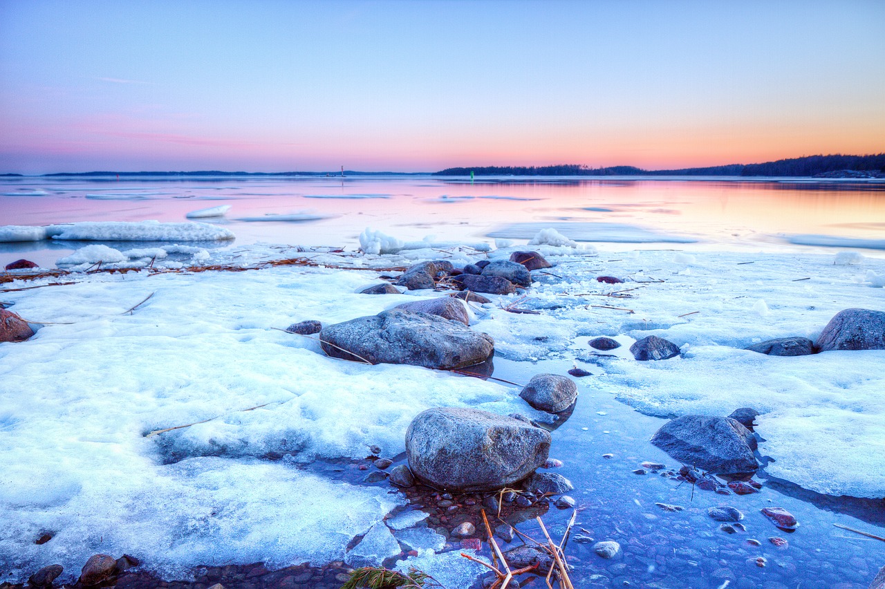 Image - winter finland harsh floe ice raft
