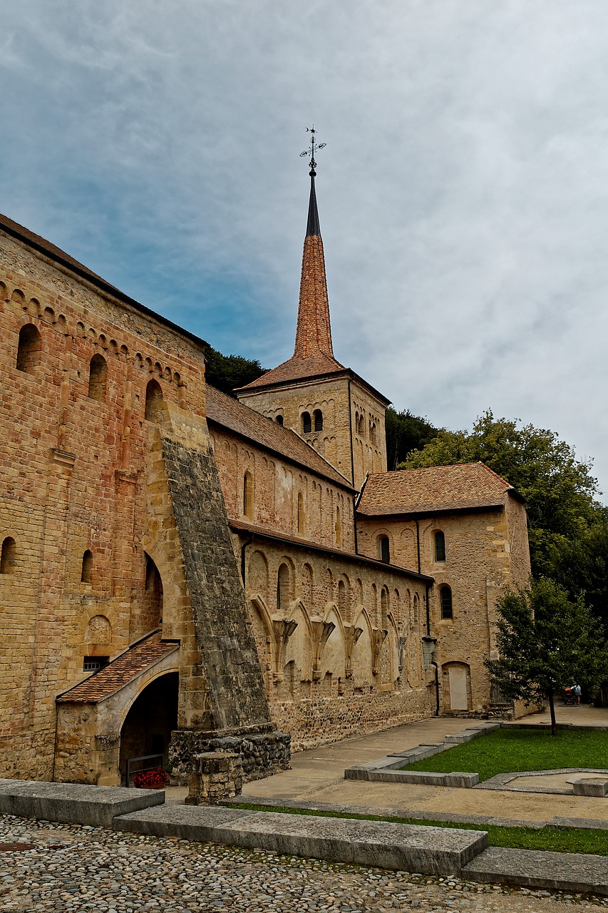 Image - abbey romaimoutier switzerland