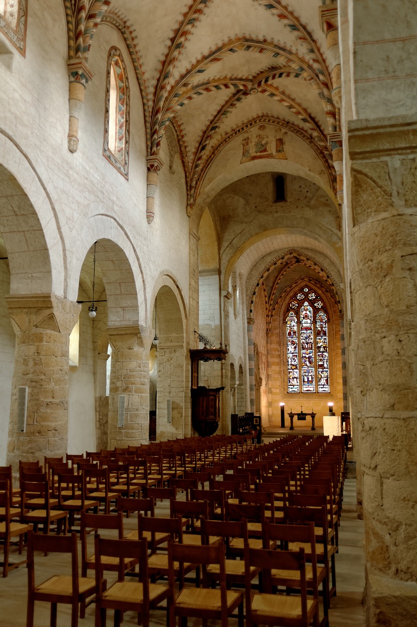 Image - inside abbey romaimoutier