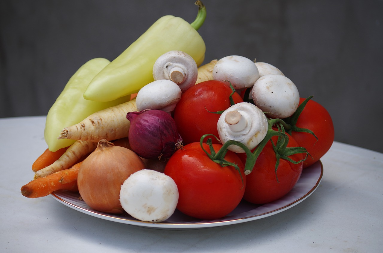 Image - vegetables varied healthy tomatoes