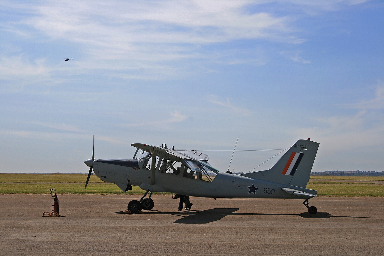 Image - bosbok airplane on the flight line