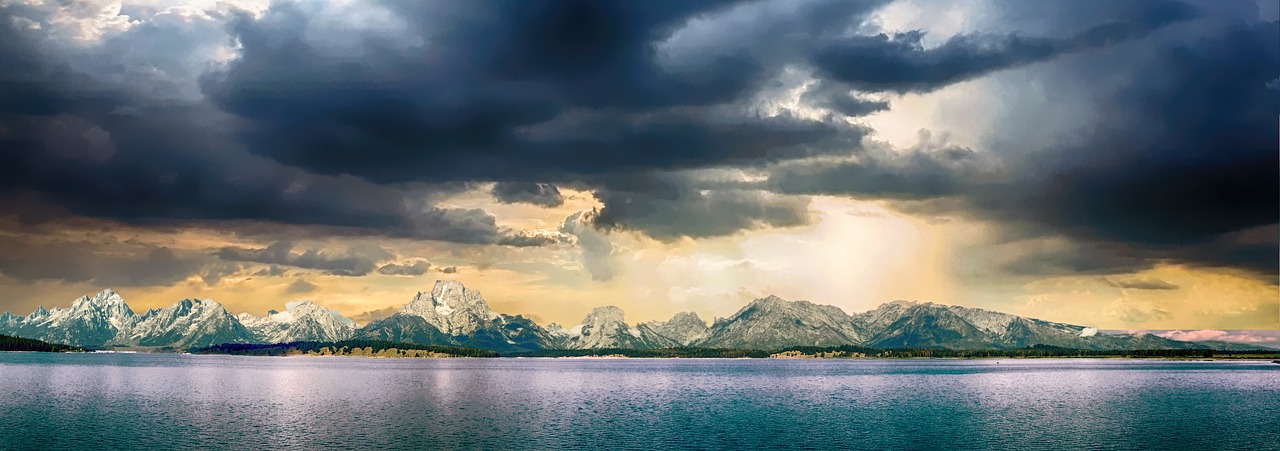 Image - landscape mountain sea nature sky