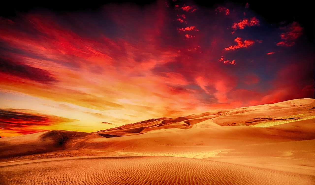 Image - desert sand dune landscape nature