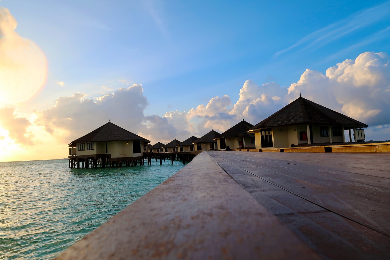 Image - paradise sunshine sunrise maldives