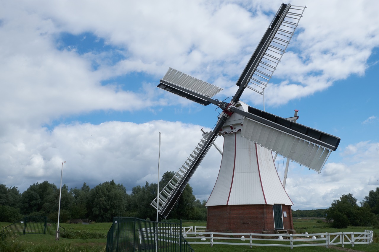 Image - windmill mill holland friesland