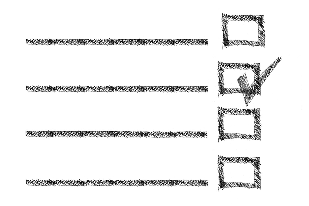 Image - rectangle box list lines