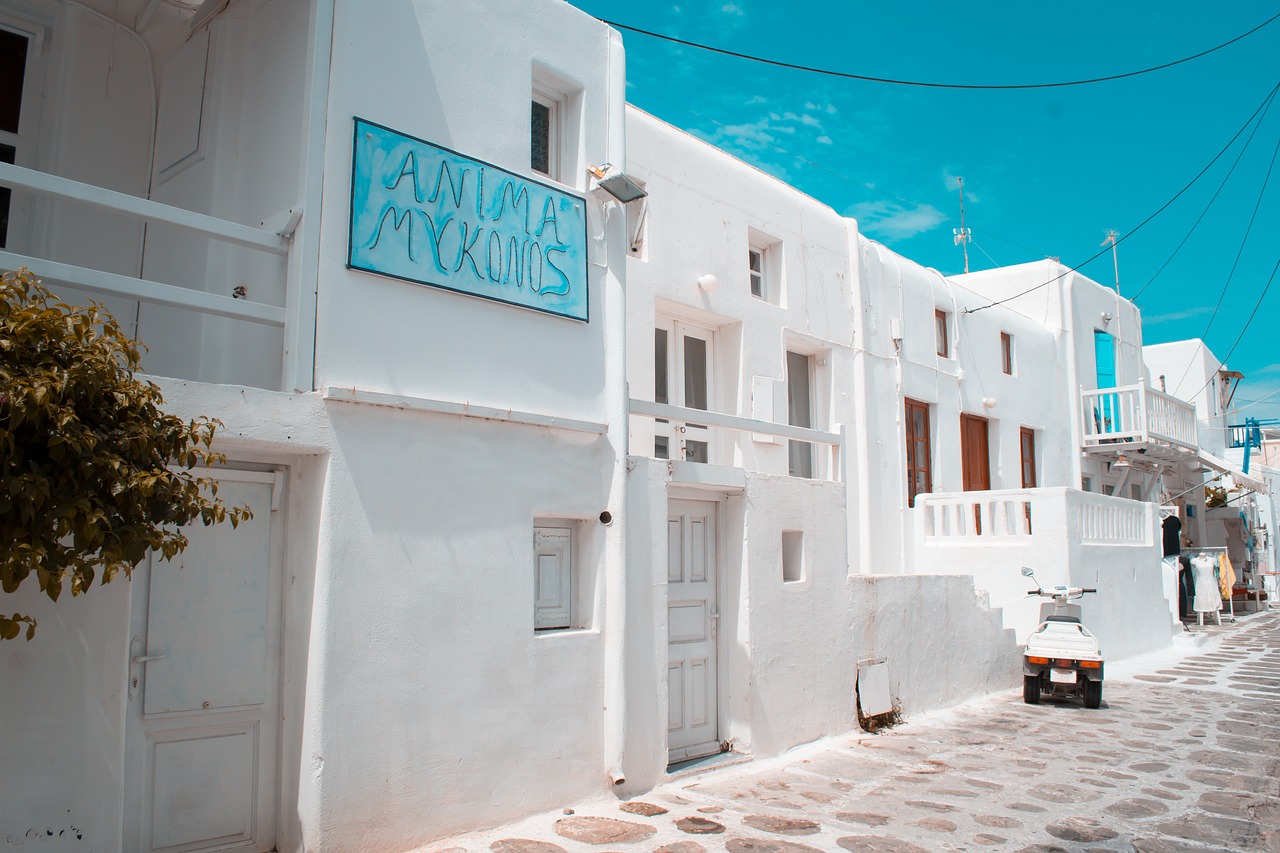 Image - landscape greece island mykonos