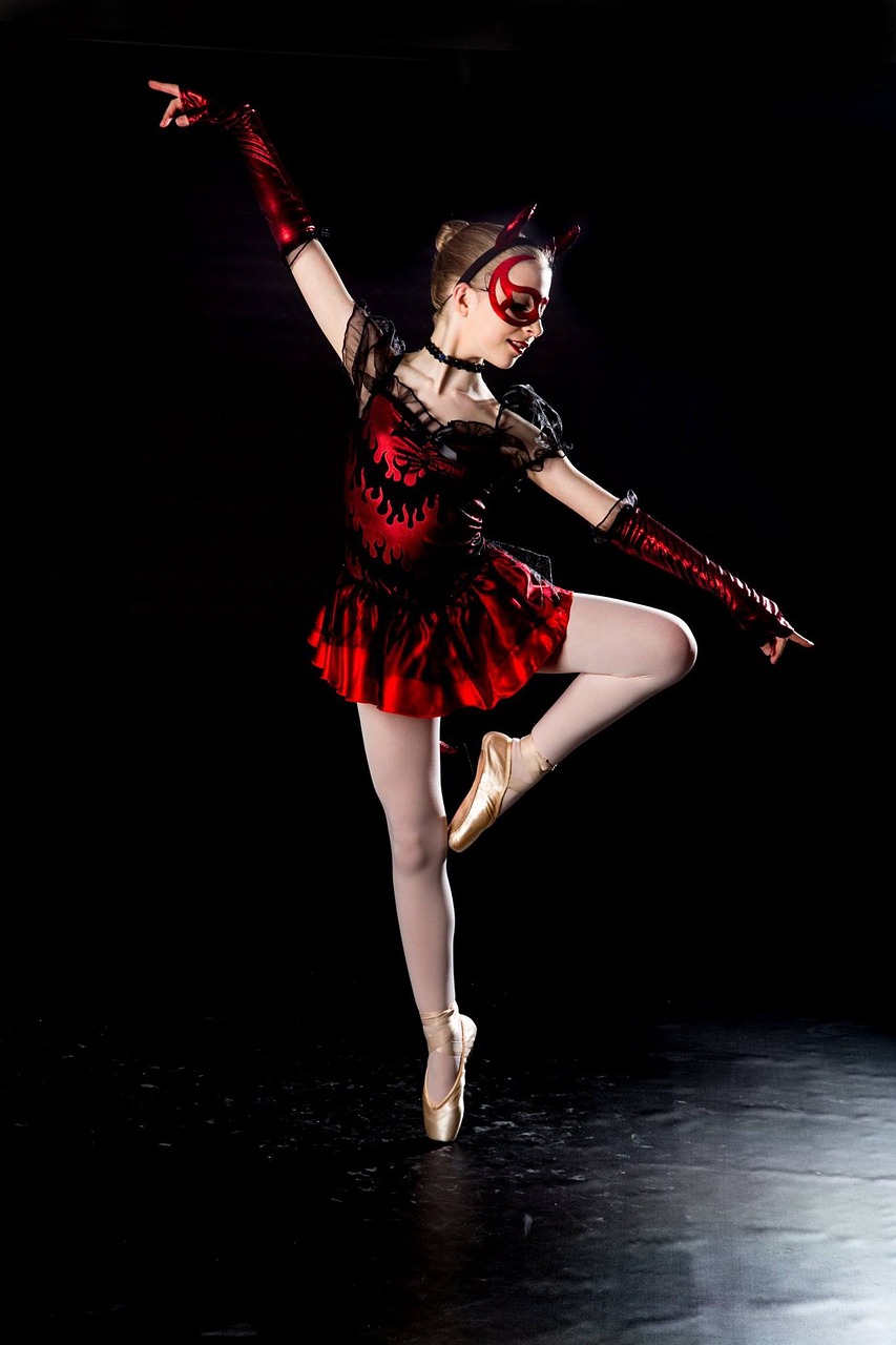 Image - ballet devil dance black background