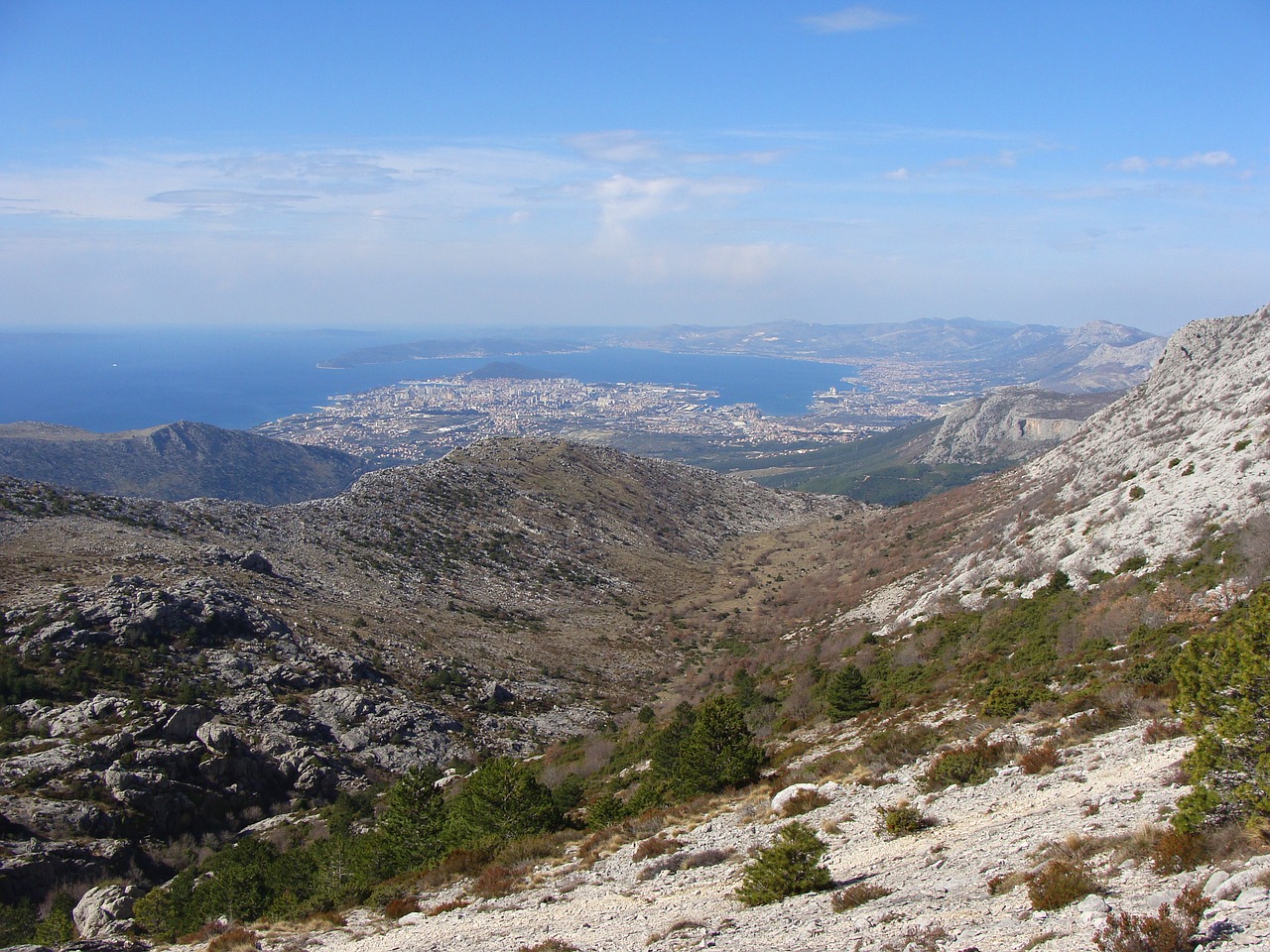 Image - panorama sea split croatia