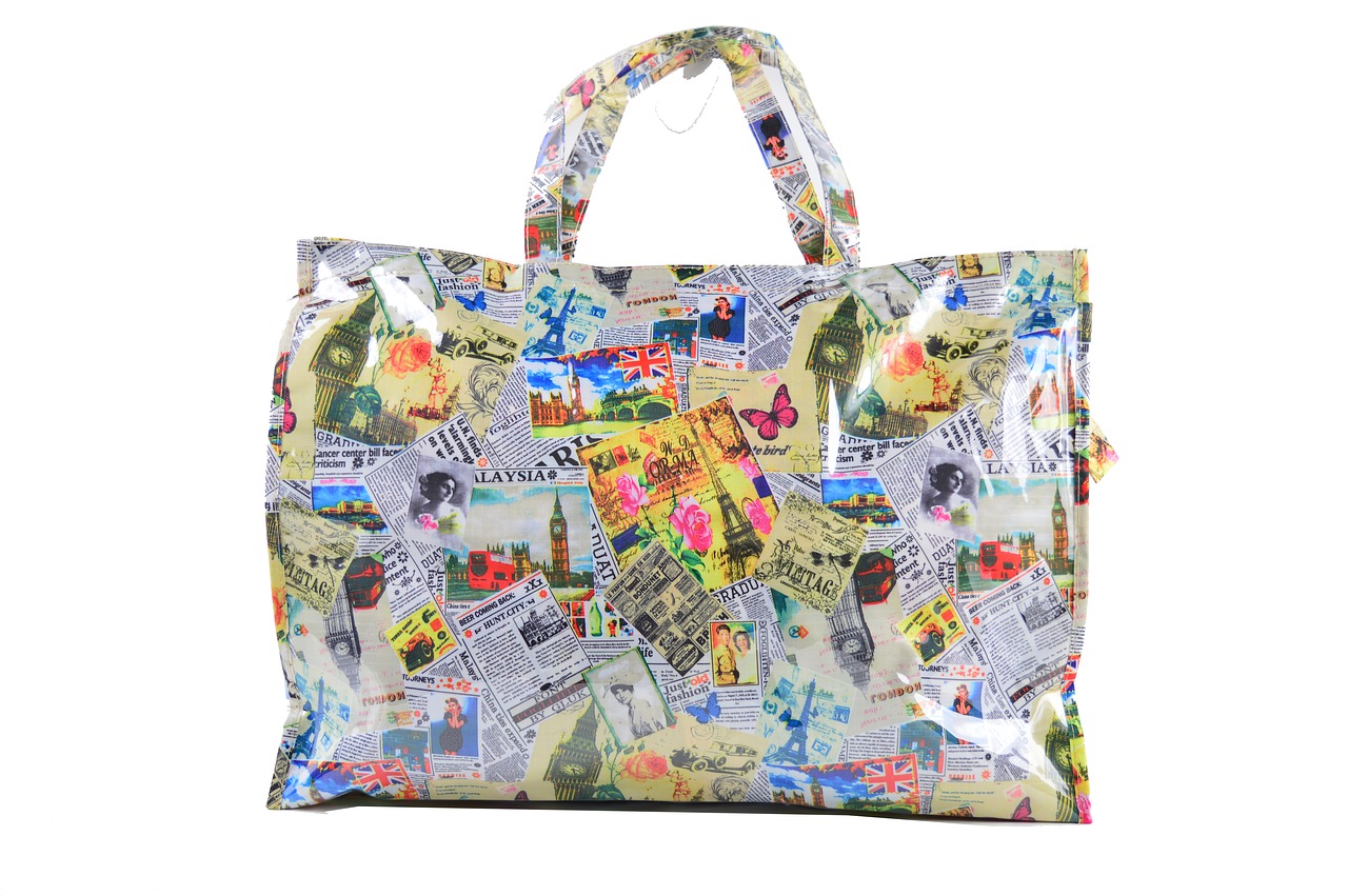 Image - bag bag laminated bag colorful