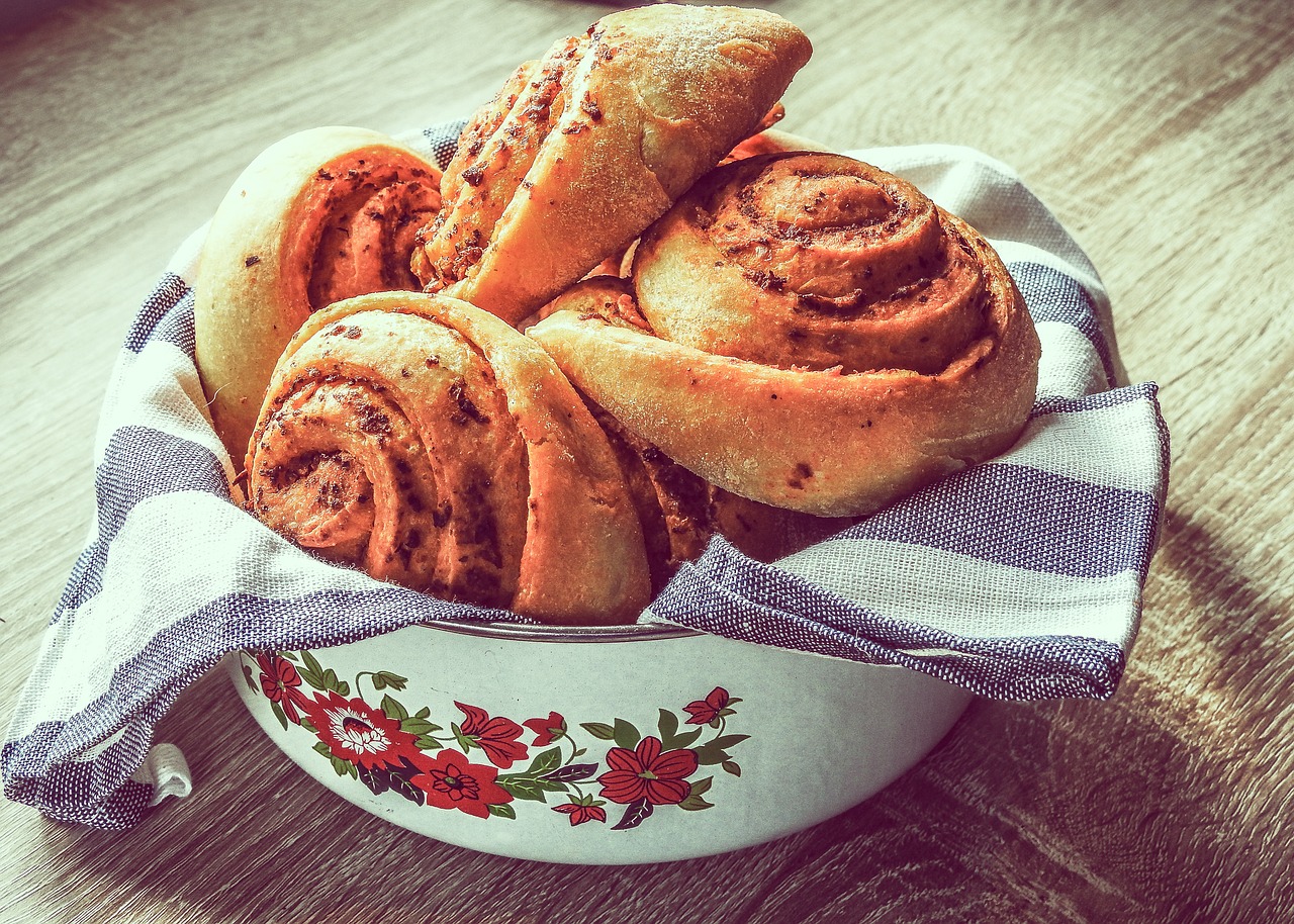 Image - bowl floral home kitchen bake