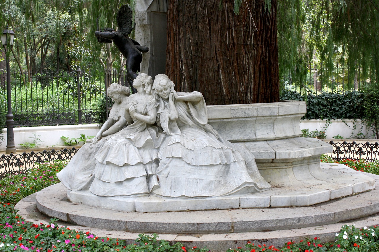 Image - becquer statue park sculpture