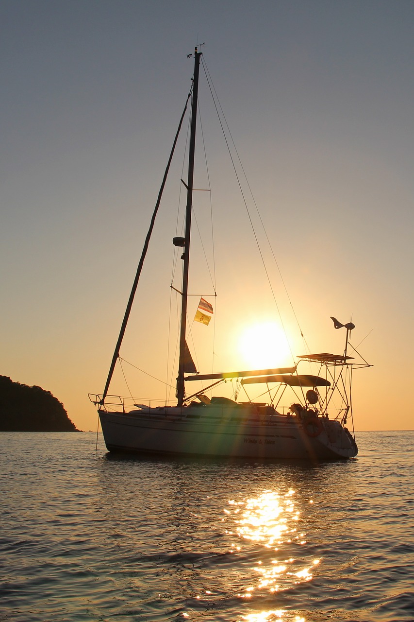 Image - nature sea sailing yacht sun