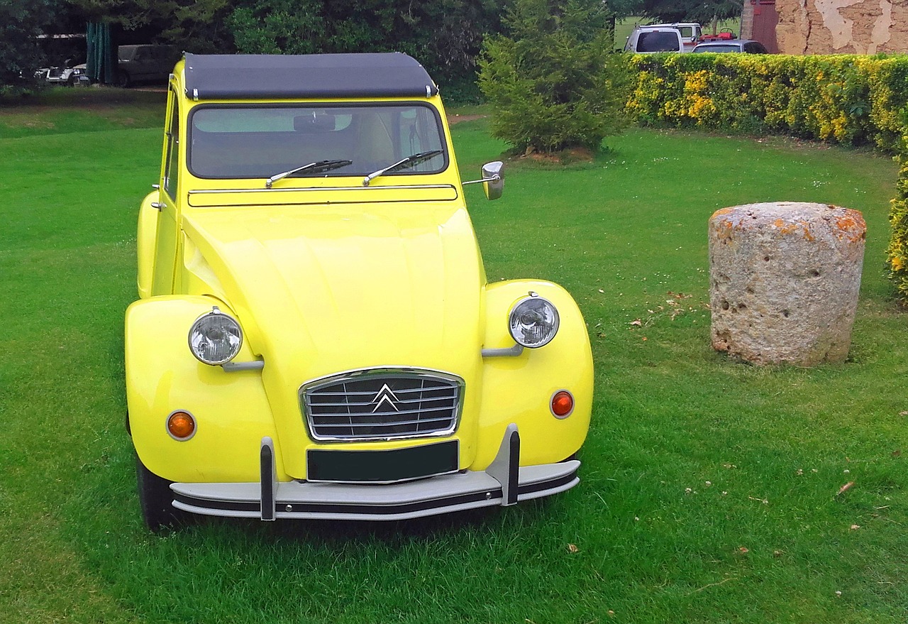 Image - old car citroën 2cv vehicle 2cv