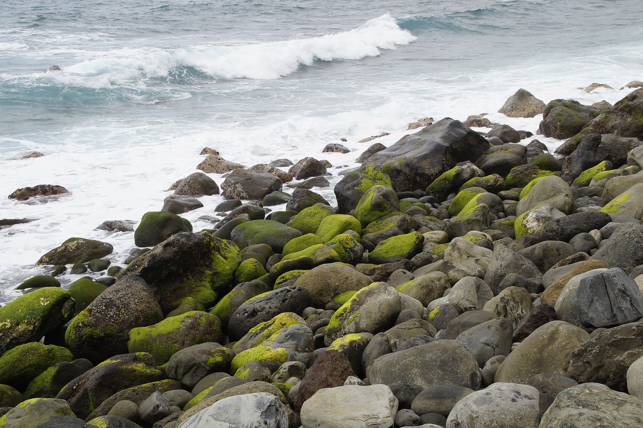 Image - stones bank shore stones rock