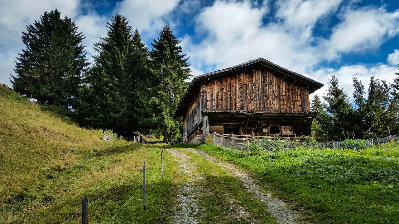 Image - hut switzerland alm